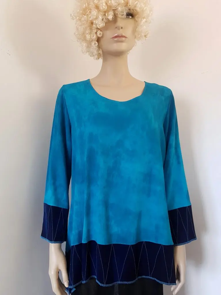 AANBIEDING! Blouse met zigzag stiksels, maat XL