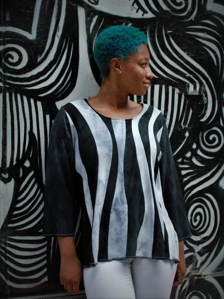 Viscose zebra blouse (S)
